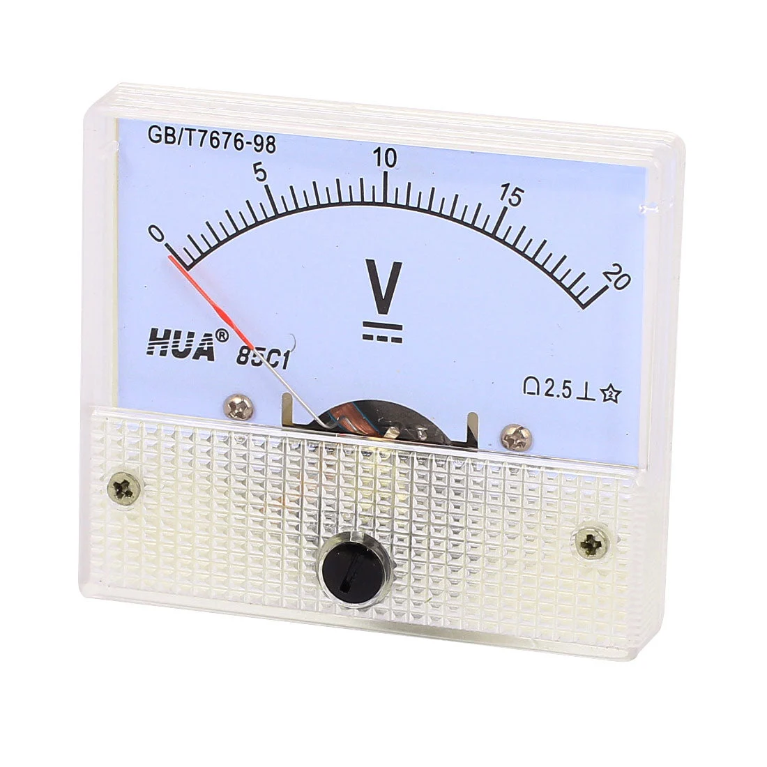 DC 0-20V Analog Volt Voltage Panel Meter Voltmeter Gauge 85C1