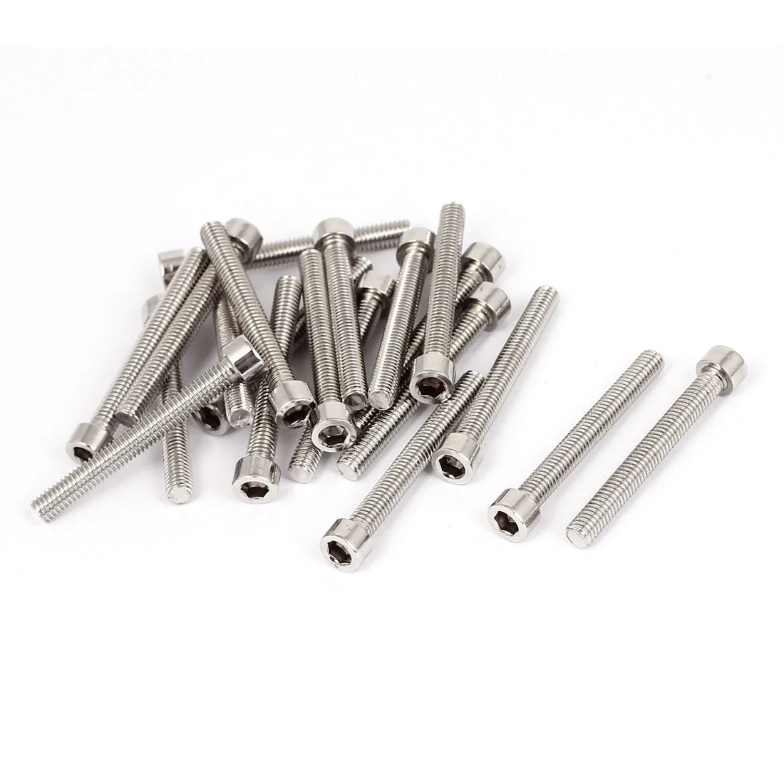 M6 x 50mm 304 Stainless Steel Hex Socket Head Cap Screws Bolts DIN 912 20pcs
