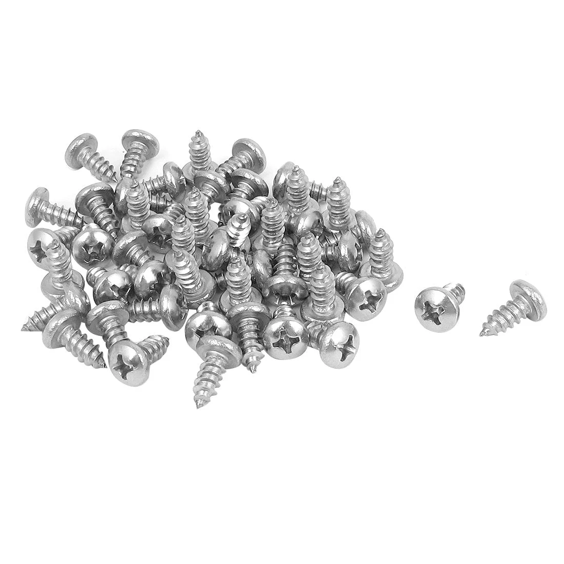 4.2mmx9.5mm Phillips Round Sheet Metal Self Tapping Drilling Screws 50pcs