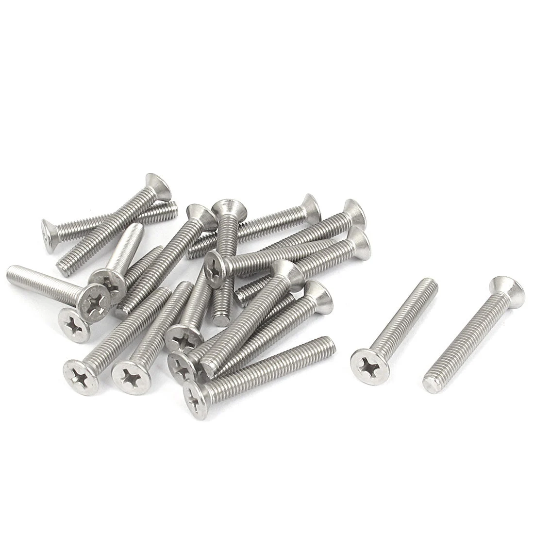M5 x 35mm Metric Phillips Flat Head Countersunk Bolts Machine Screws 20pcs