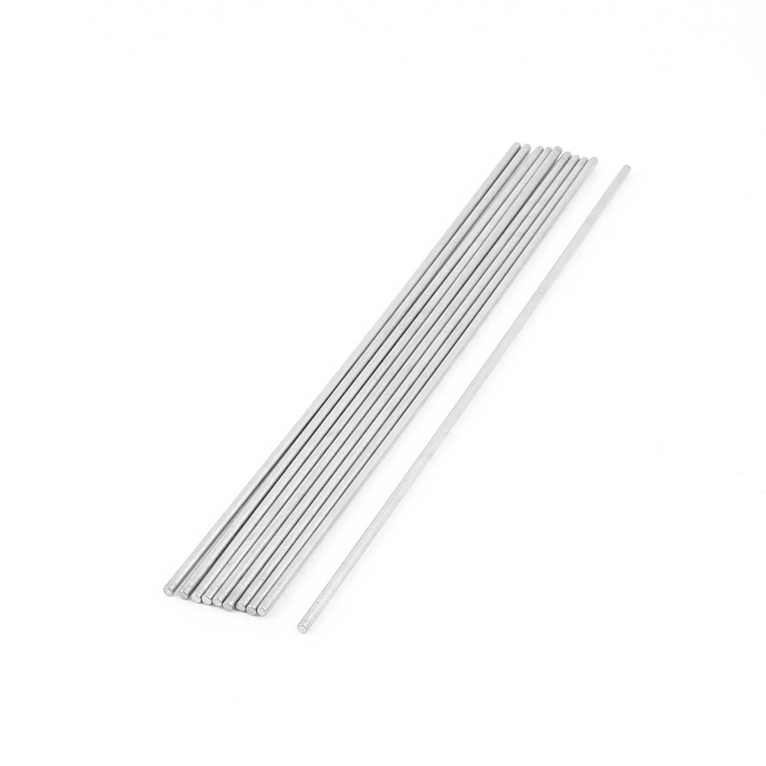 10 Pcs 2mm x 150mm DIY RC Car Model Straight Metal Round Shaft Rod Bars