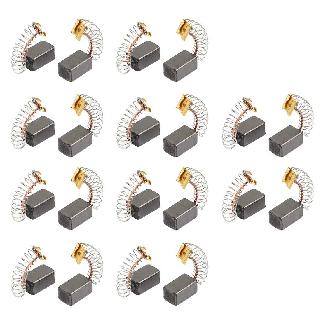 13mm x 7.5mm x 6mm Motor Carbon Brushes 20Pc for Generic Electric Motor