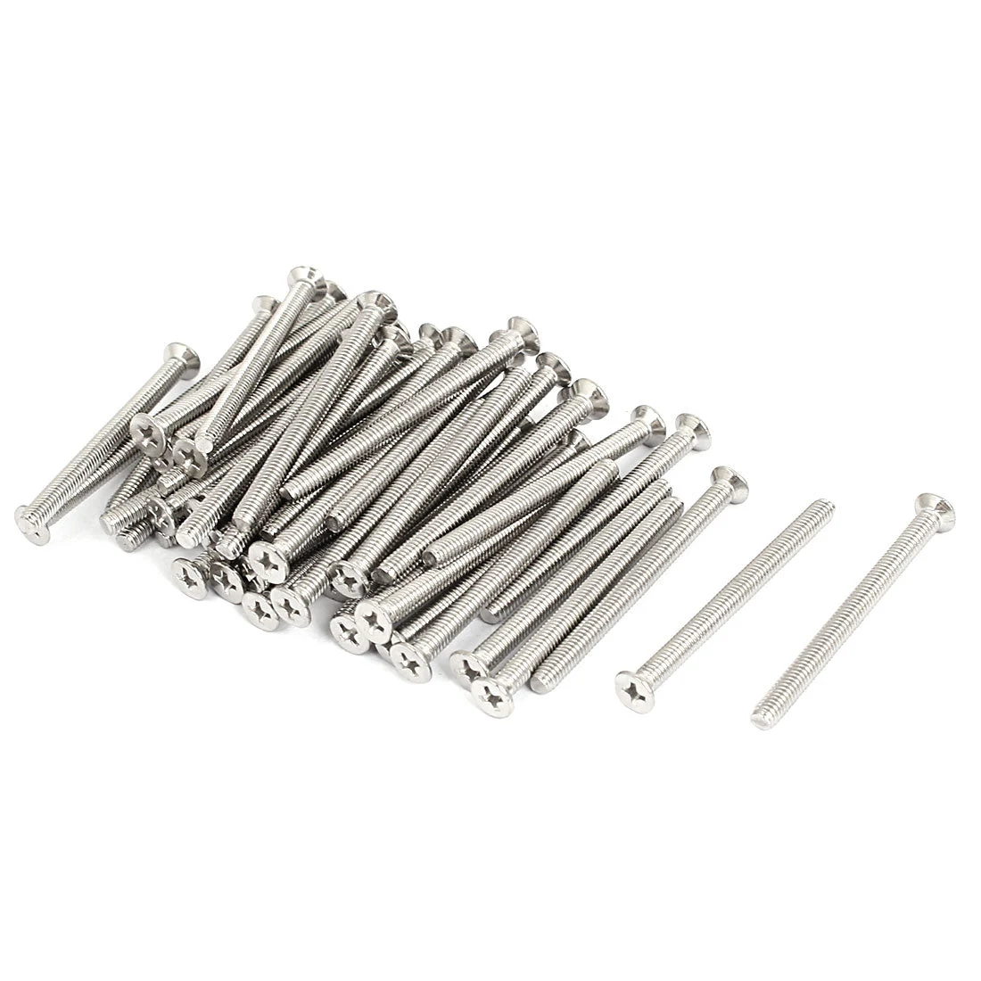 M4x50mm Countersunk Flat Head Phillips Screw Bolts 50pcs