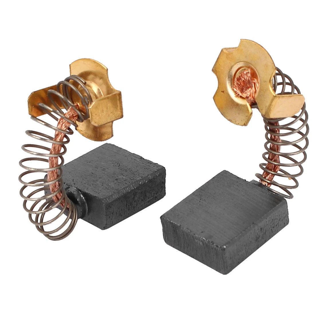 2 Pcs Replacement Motor Carbon Brushes 18mm x 17mm x 7mm for Electric Motors