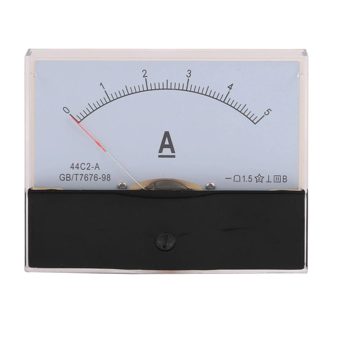44C2-A Class 1.5 Accuracy DC 0-5A Analog Panel Meter Ammeter Amperemeter