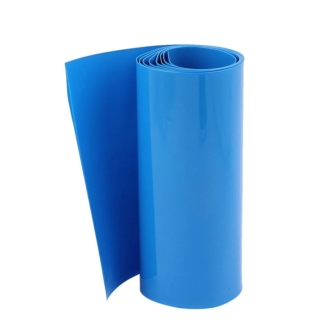 PVC Heat Shrink Tubing 103mm Flat Width Heat Shrink Wrap Tube for 18650 3.3ft Length Blue