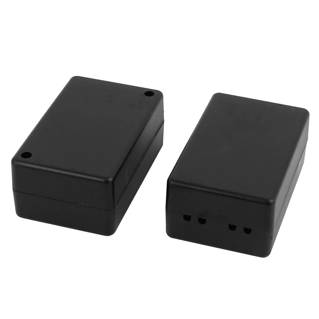 2 Pcs Terminal Case Enclosure DIY Black Fireproof ABS 80x50x35mm Junction Box