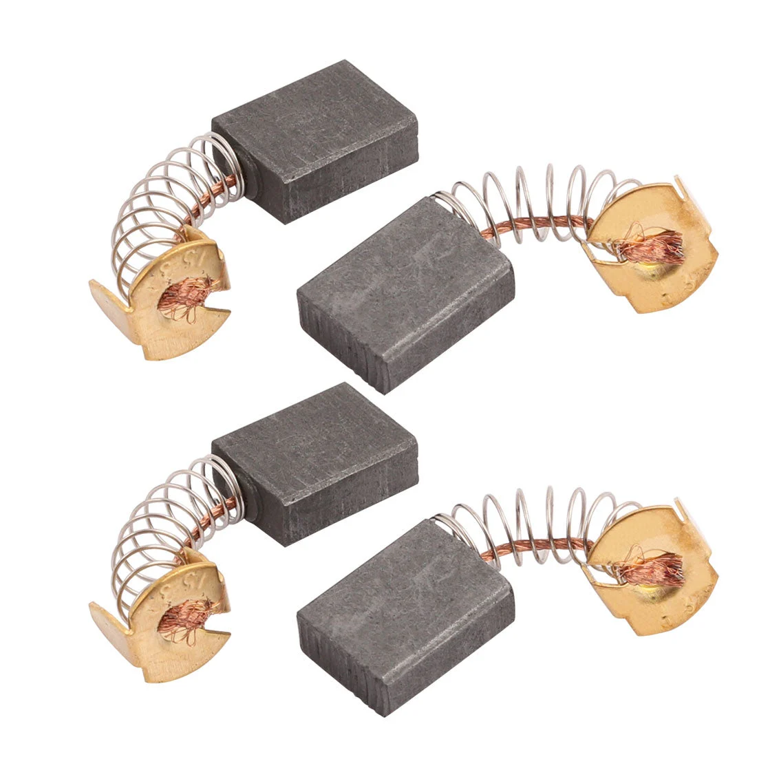 2Pairs 16mmx13mmx6mm 153A Carbon Brushes Power Tool for Electric Hammer Drill Motor