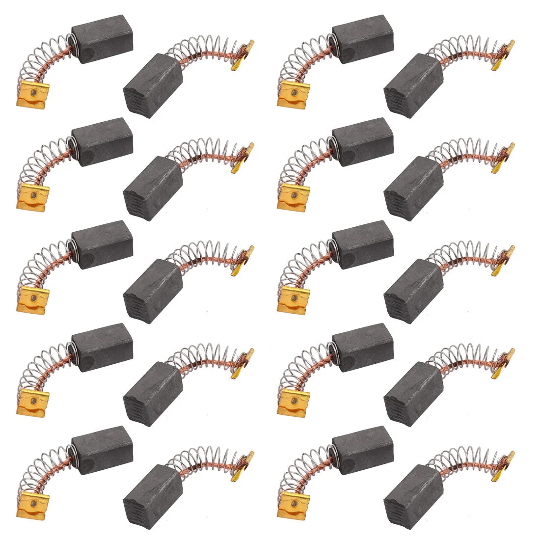 10Pairs 12.7x7.4x6.4mm Carbon Brushes Power Tool for Electric Hammer Drill Motor