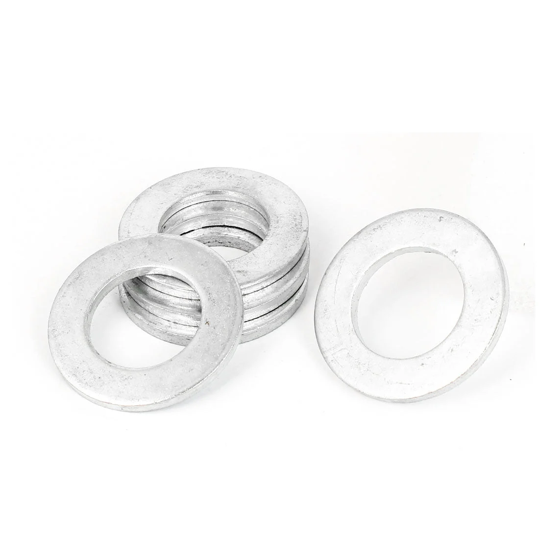 22mm x 38mm Zinc Plated Flat Spacers Washers Gaskets Fasteners GB97 5PCS