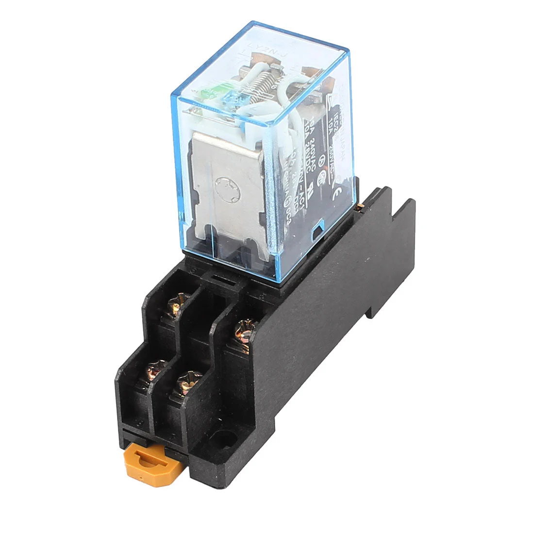 LY2N-J DC 12V Coil Voltage 8Pin DPDT Power Electromagnetic Relay w Socket