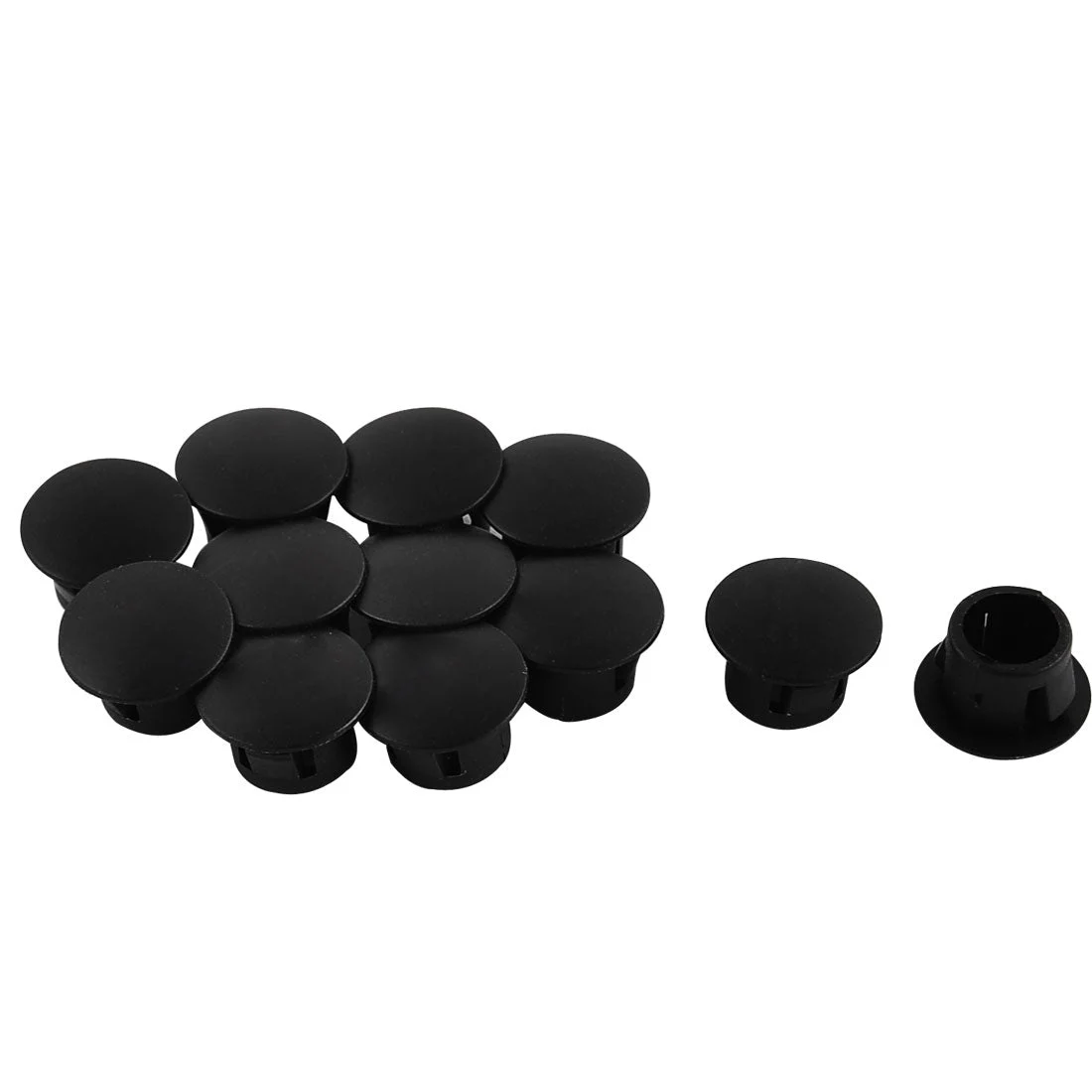 Door Window Mounting Locking Hole Plugs Button Cover 8mm Diameter 12pcs