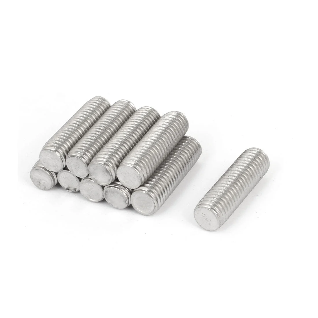 M12 x 40mm Metric Right Hand Thread Fully Threaded Rod Stud Fastener 10PCS