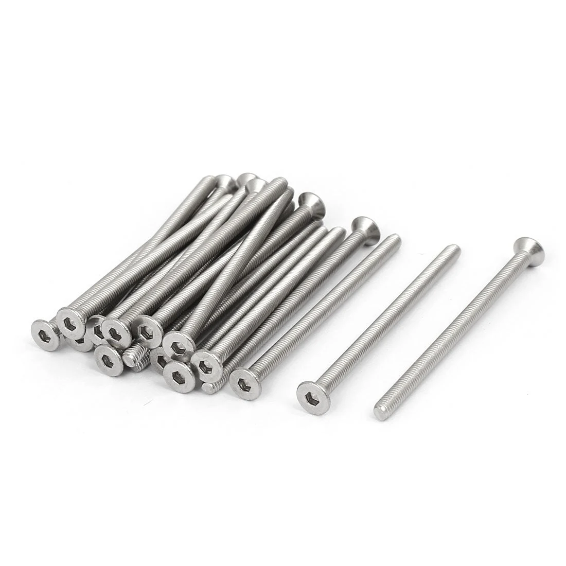 DIN7991 M3x50mm 316 Stainless Steel Flat Head Hex Socket Cap Screw Bolt 20pcs