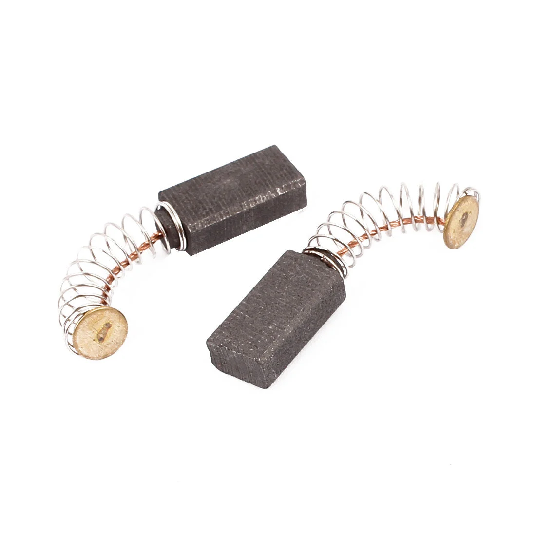 1 Pairs Electric Drill Motor Carbon Brush 5 x 8 x 15mm Black with Found Pad