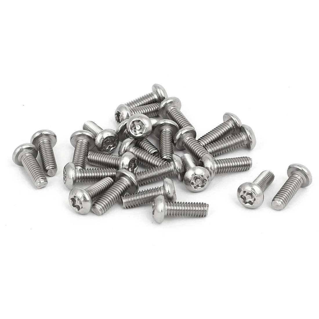 M4 x 12mm 304 Stainless Steel Torx Security Pan Head Machine Screws 25pc