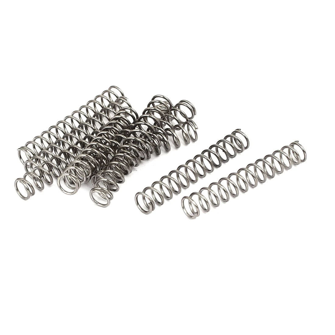 0.6mmx5mmx30mm 304 Stainless Steel Compression Springs 10pcs
