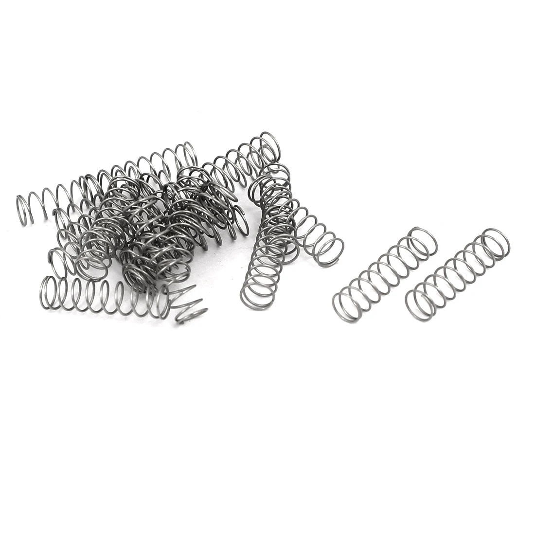 0.3mmx4mmx15mm 304 Stainless Steel Compression Springs 20pcs