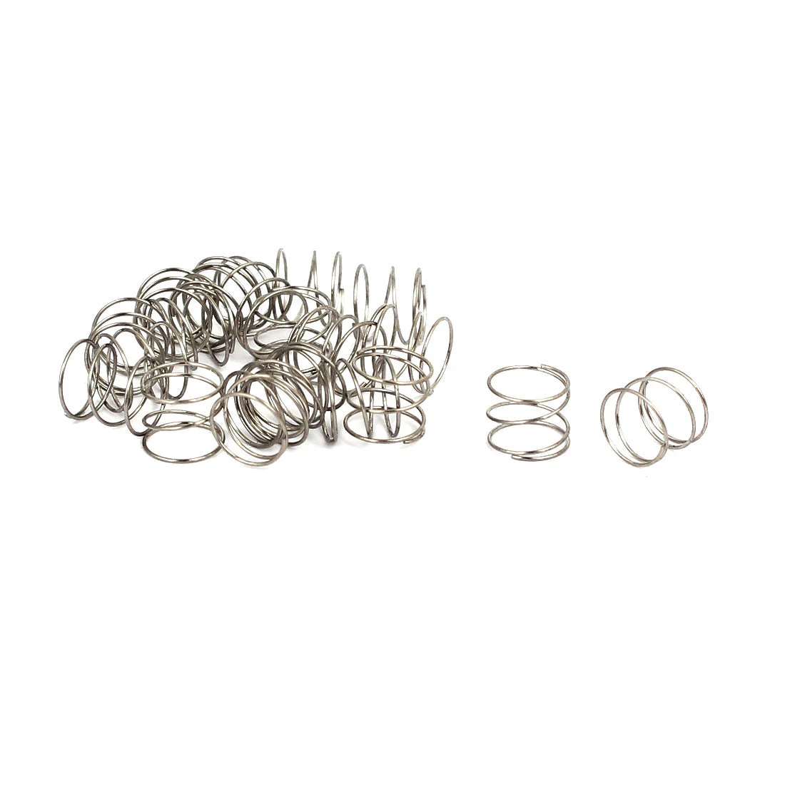 0.3mmx6mmx5mm 304 Stainless Steel Compression Springs 20pcs