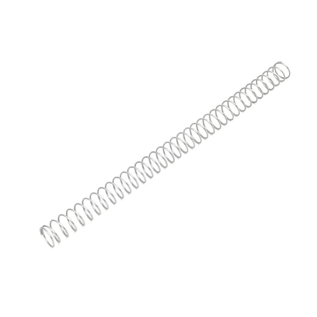 1.5mmx20mmx305mm 304 Stainless Steel Compression Spring Silver Tone
