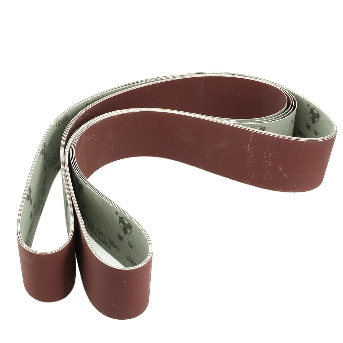 2-Inch x 72-Inch Aluminum Oxide Sanding Belt 600 Grits Flush Joint 4pcs