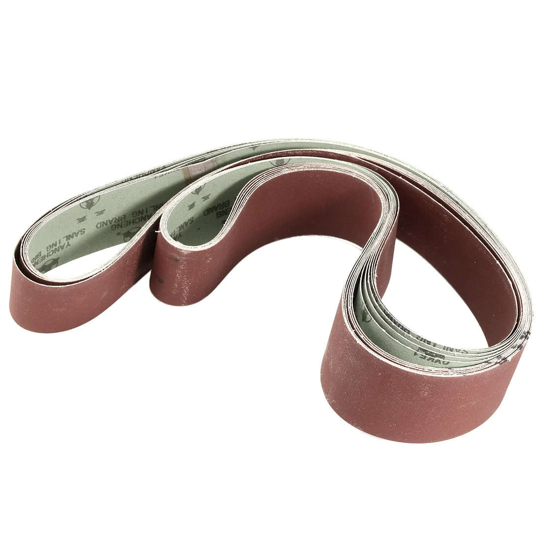 2-Inch x 72-Inch Aluminum Oxide Sanding Belt 600 Grits Flush Joint 6pcs