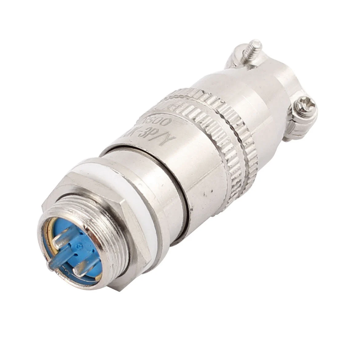 XS12JK-3 AC 250V 3A 3P 12mm Thread Round Socket Metal Panel Male Female Aviation Connector
