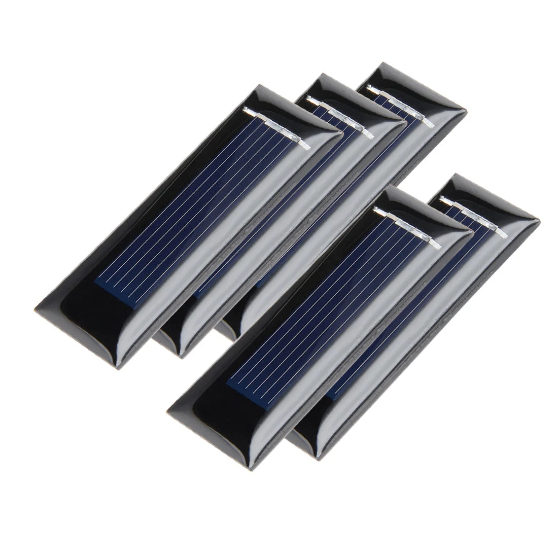 5Pcs 0.5V 100mA Poly Mini Solar Cell Panel Module DIY for Phone Light Toys Charger 53mm x 18mm