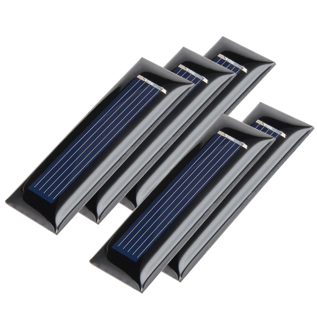 5Pcs 0.5V 80mA Poly Mini Solar Cell Panel Module DIY for Phone Light Toys Charger 50mm x 17mm