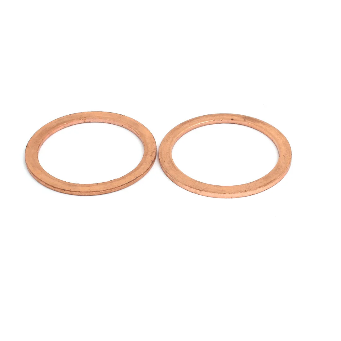 2pcs 38mmx48mmx2mm Copper Flat Ring Sealing Crush Washer Gasket Grommet