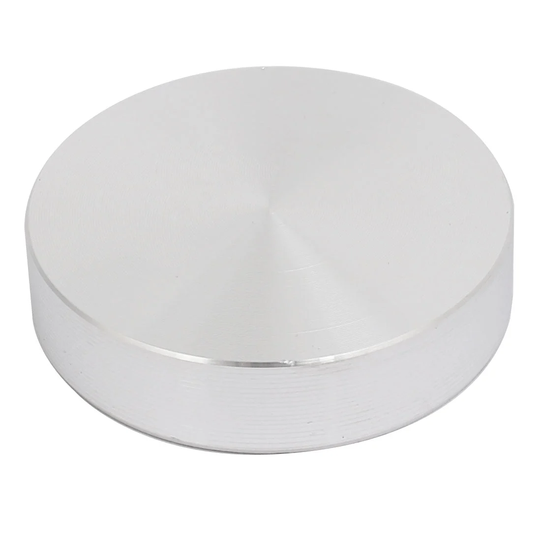 40mm Diameter 10mm Thickness M8 Thread Aluminum Disc Hardware for Glass
