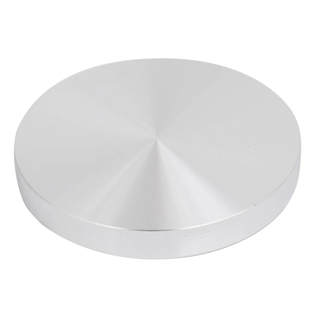 Uxcell 75mm Diameter 10mm Thickness M8 Thread Hollow Aluminum Disc Polished Finish