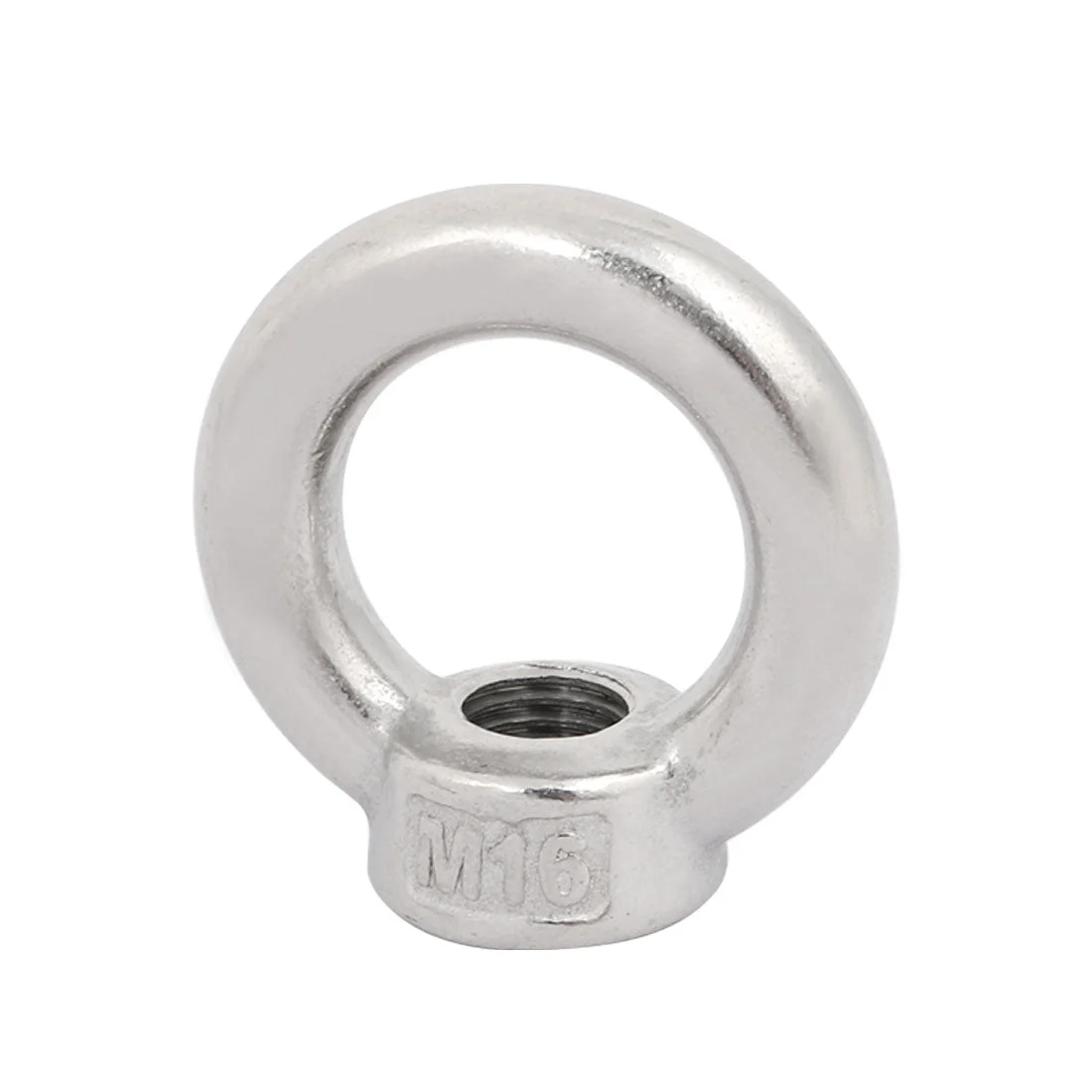 M16 Female Thread 316 Stainless Steel Ring Shaped Lifting Eye Bolt Nut