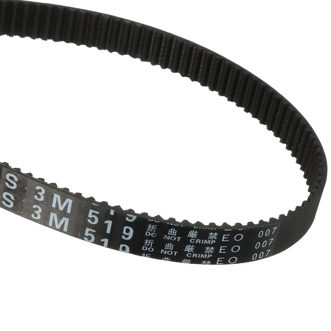 S3M519 Rubber Timing Belt Synchronous Closed Loop Timing Belt Pulleys 10mm Width