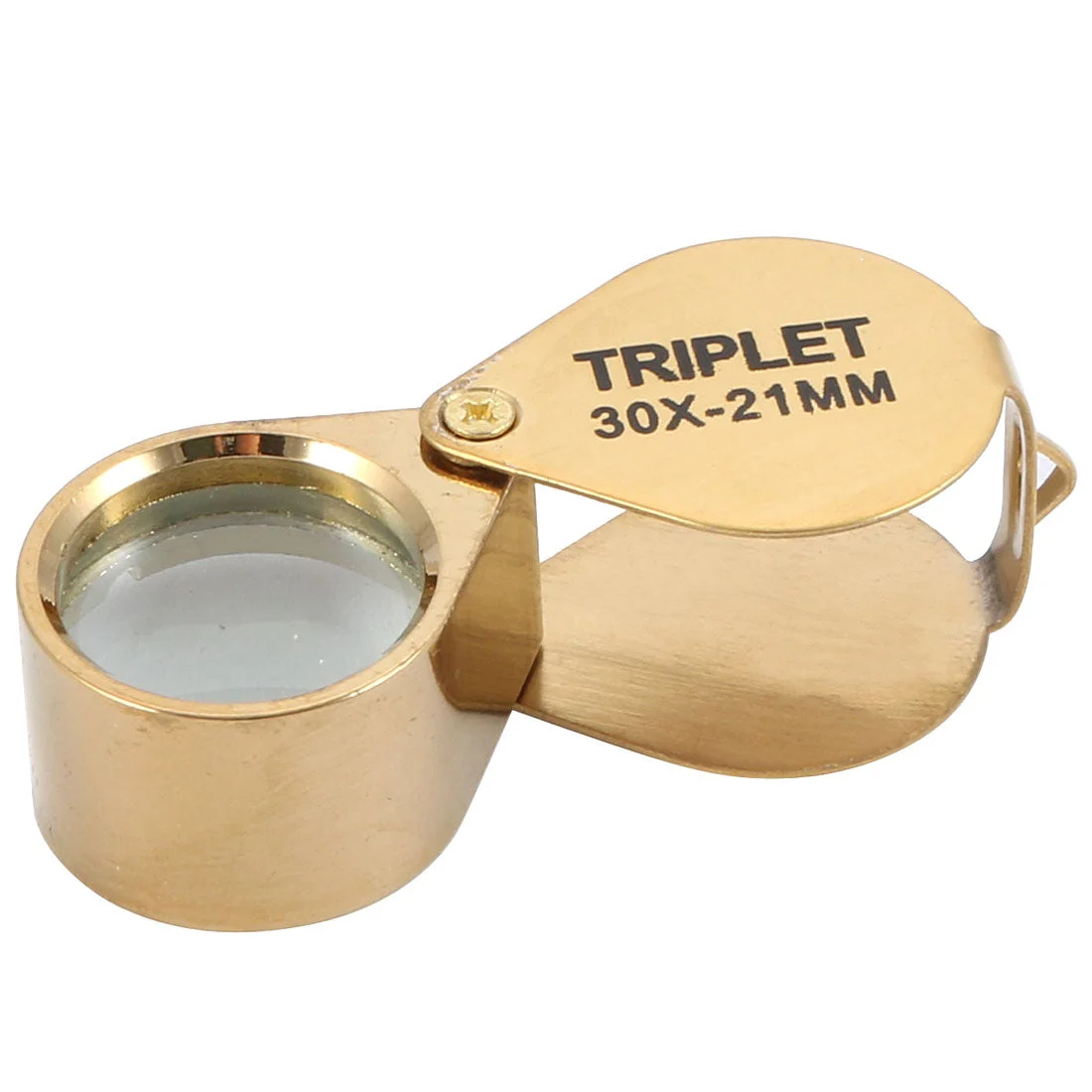 Magnifier Illuminated Magnifier Magnifying Glass 30x Gold Tone