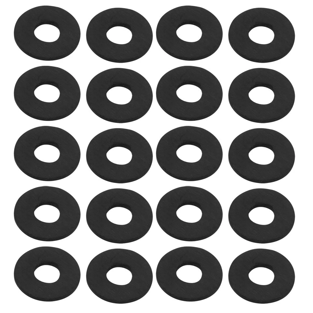 20Pcs 8mm x 20mm x 1.5mm Rubber Oil Sealing O-Rings Washer Gasket Black