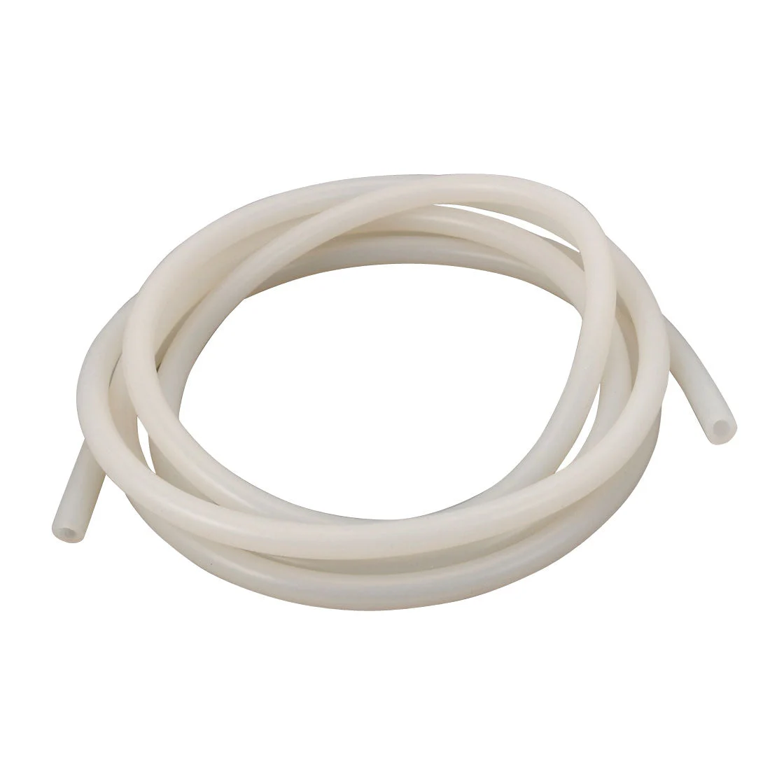 4mm x 8mm High Temp Resistant Flexible Silicone Tube Hose Pipe 2 Meters Long