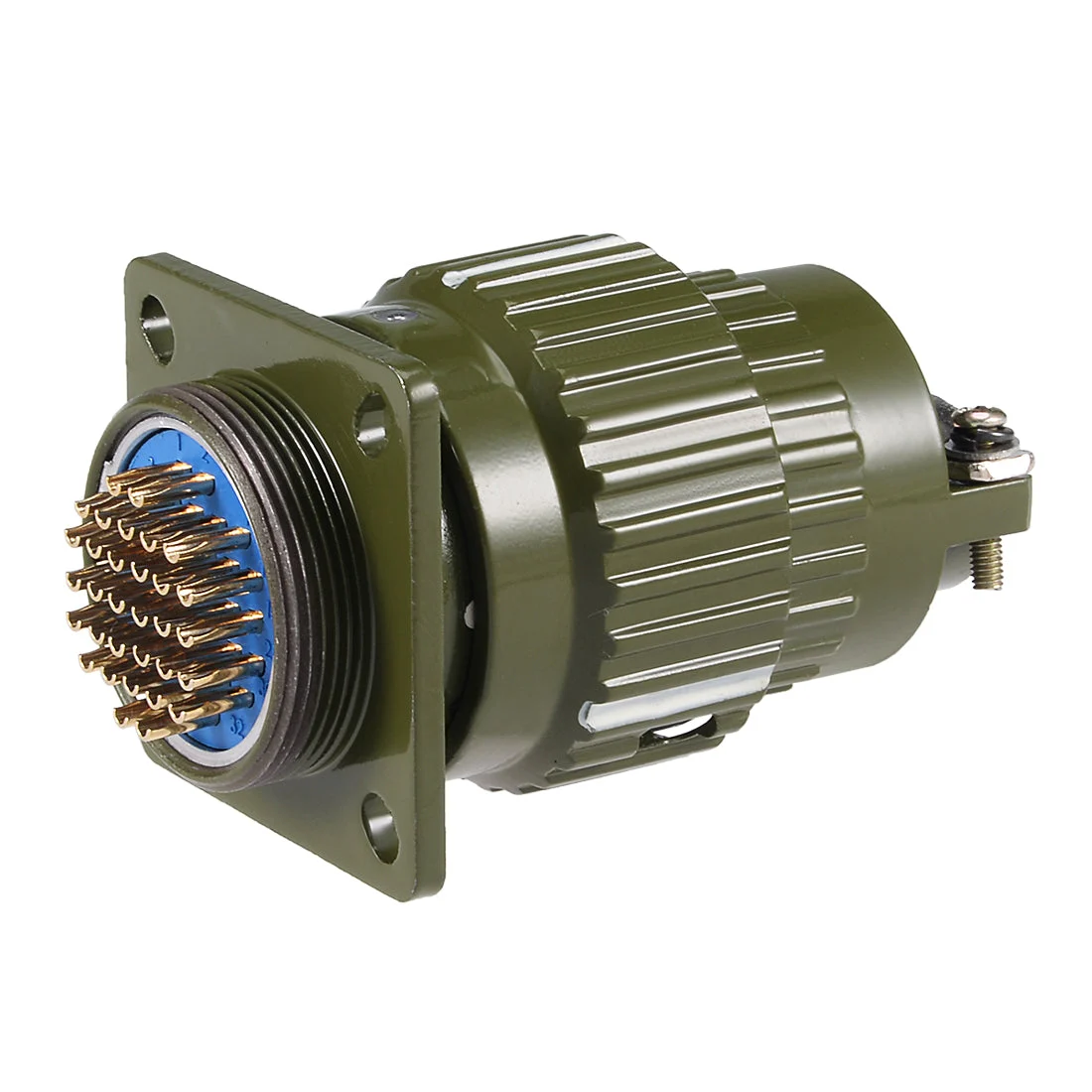 Aviation Connector,28mm 32P 5A Male Wire Panel Power