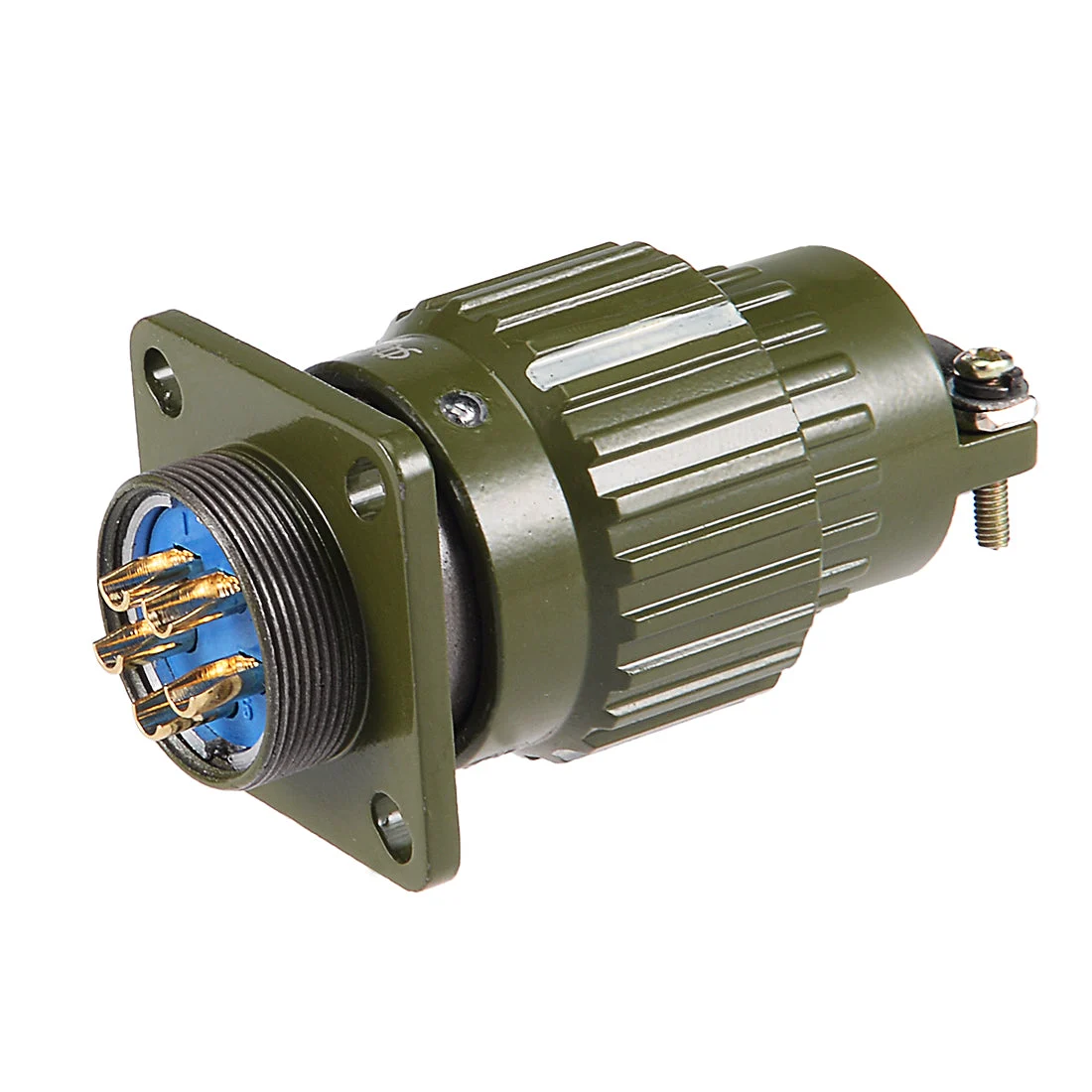 Aviation Connector, 20mm 5P 25A 250V Y2M-5 Waterproof Male Wire Panel Power