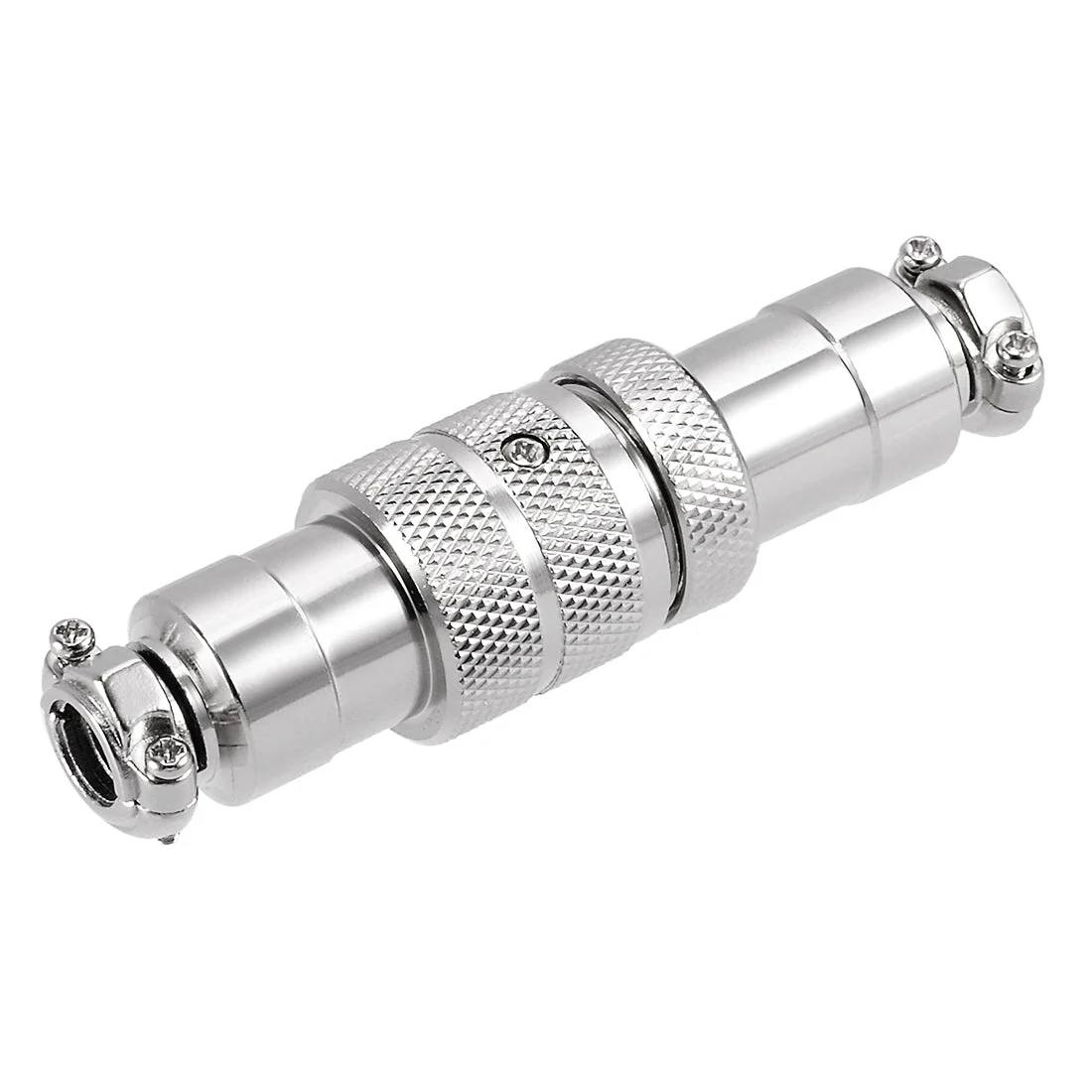 Aviation Connector, 20mm 4P 10A 250V GX20-4 Waterproof Male Wire Panel Power Chassis Metal Fittings Connector Aviation Silver Tone
