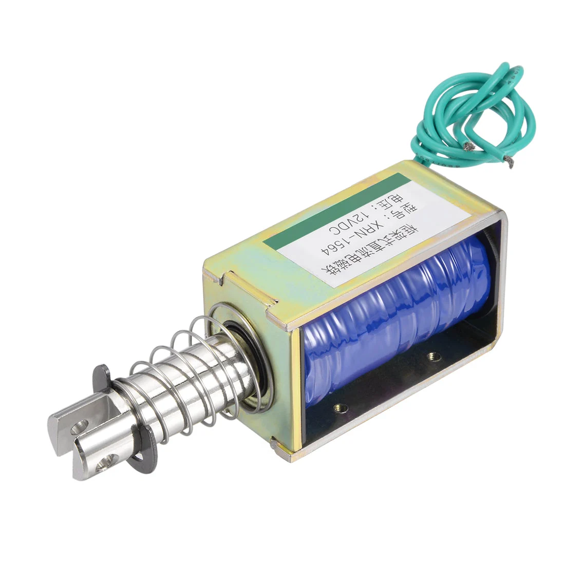 XRN-1564 DC 12V 60N 10mm Pull Type Open Frame Solenoid Electromagnet