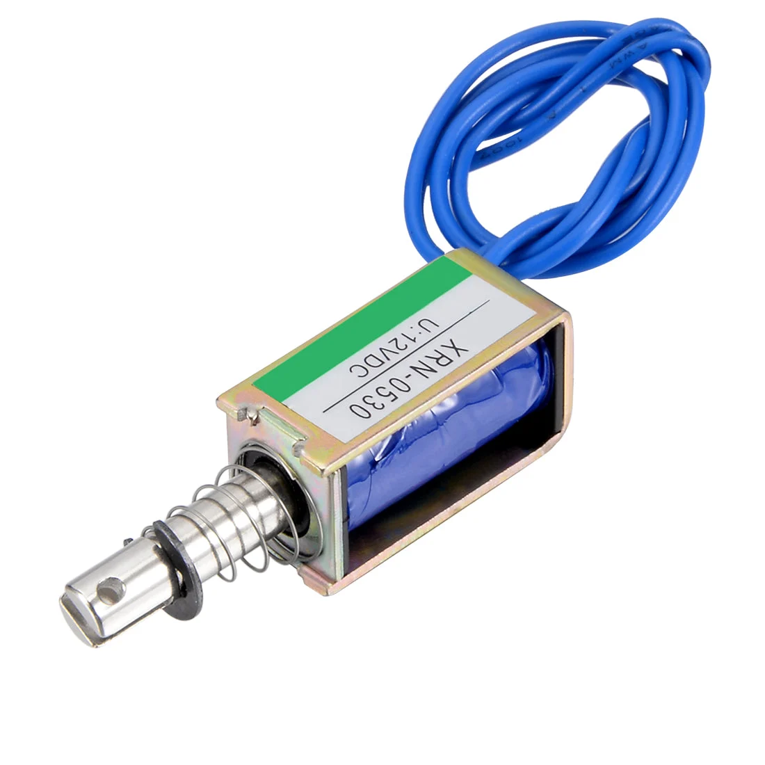 XRN-0530 DC 12V 0.3A 3.6W 5.1N 10mm Pull Type Open Frame Solenoid Electromagnet
