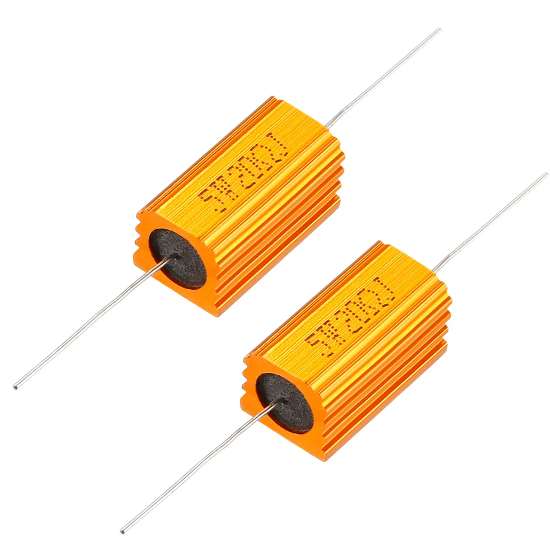 2 Pcs Aluminum Case Resistor 5W 20 Ohm Wirewound for LED Replacement Converter 5W20RJ