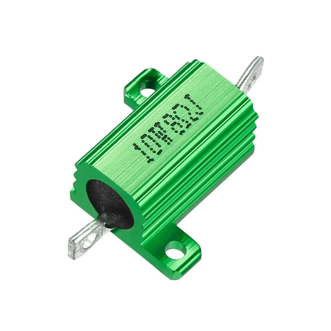 Aluminum Case Resistor 10W 8 Ohm Green Wirewound for LED Converter with Rod Post 10W8R