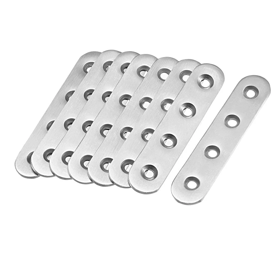 Repair Plate, 96mmx20mm, Flat Fixing Mending Corner Brace Bracket Connector 8pcs