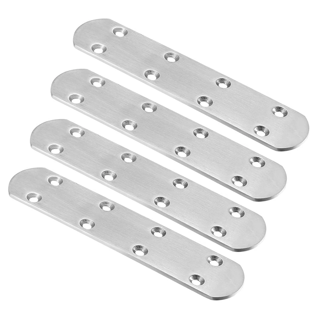 Repair Plate, 164x38mm, Flat Fixing Mending Corner Brace Bracket Connector 4pcs