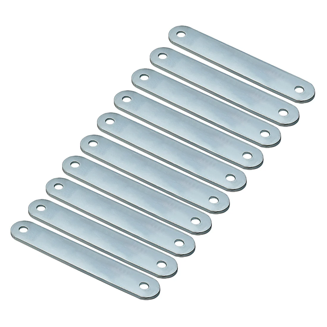 Repair Plate, 76mmx12mm, Flat Fixing Mending Corner Brace Bracket Connector 10pcs