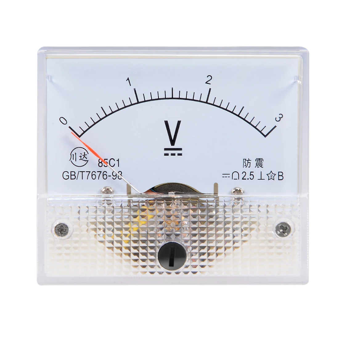DC 0-3V Analog Panel Voltage Gauge Volt Meter 85C1 2.5% Error Margin