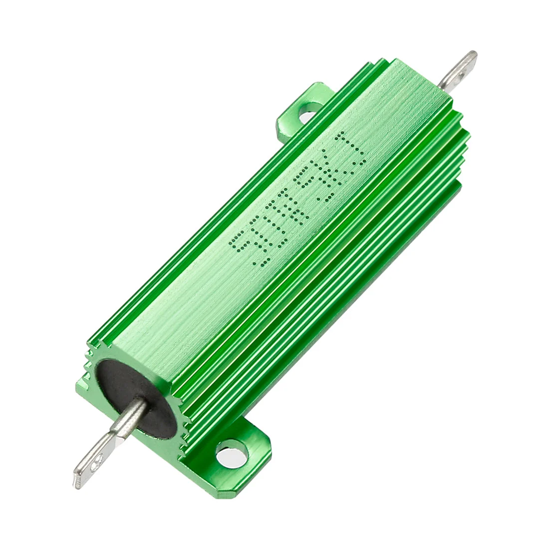 50W 5k Ohm 5% Aluminum Housing Resistor Screw Chassis Mounted Aluminum Case Wirewound Resistor Load Resistors Green 1 pcs