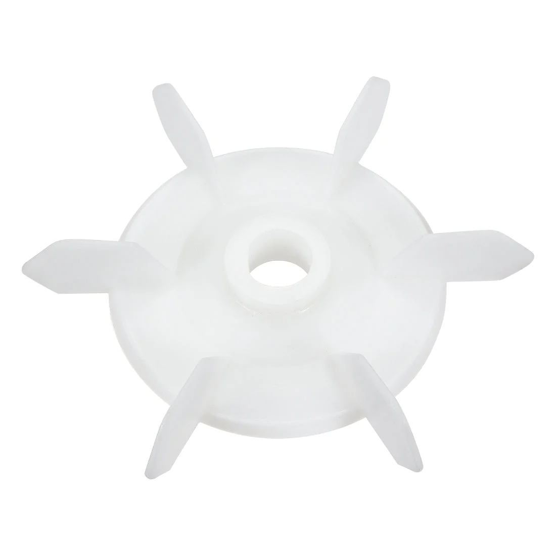 1Pcs 148*20mm D Shaft Replacement White Plastic 6 Impeller Motor Fan Vane